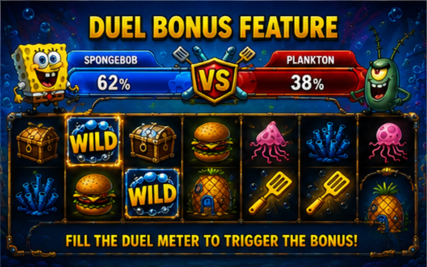 Bonus-duel ronde in SpongeBob Duel