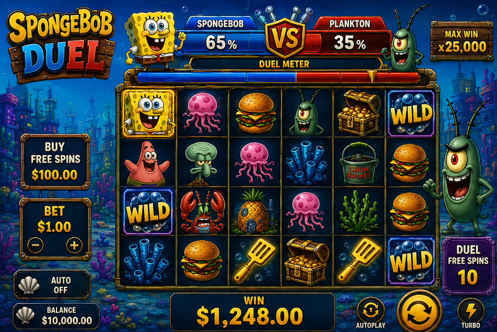 SpongeBob Duel – duelfunctie in actie